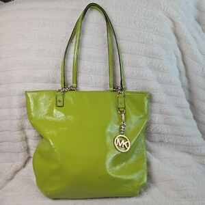 Michael Kors Lime Green Shoulder Bag